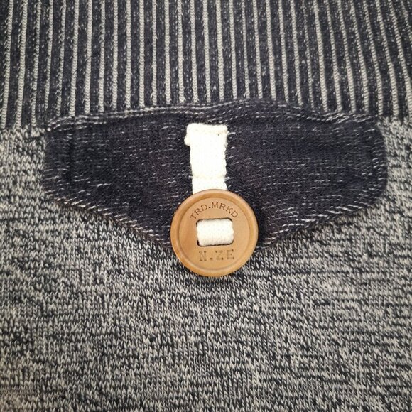 Noize Prem. Grmnt Men's Size XL Navy 4 Button Closure Long Sleeves Sweater - Picture 6 of 9